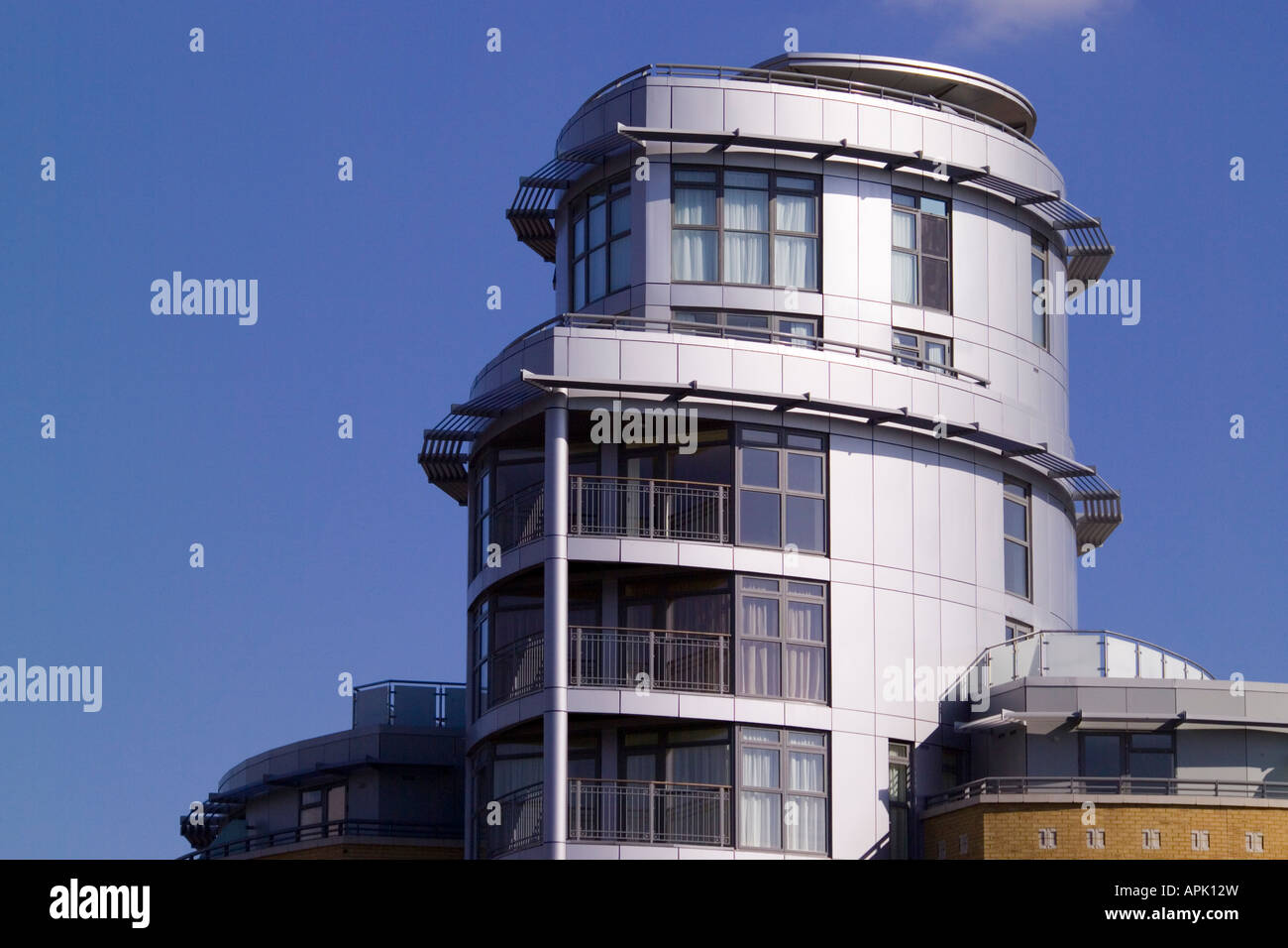 View of luxury penthouse apartment cambridge Stock Photo - Alamy