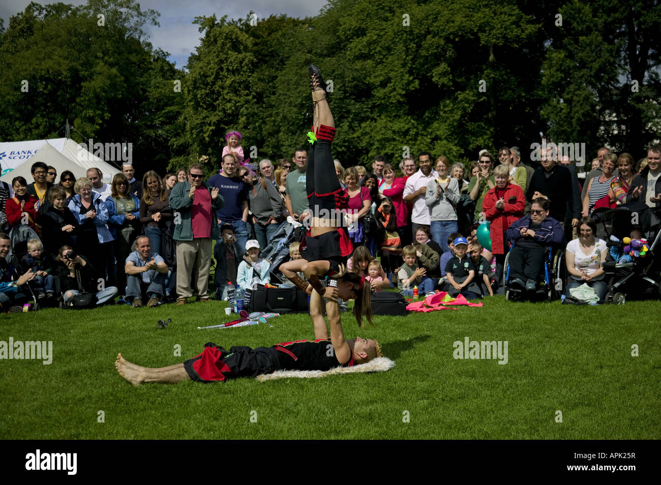 Edinburgh Fringe Sunday Festival, Scotland, UK, Europe Stock Photo