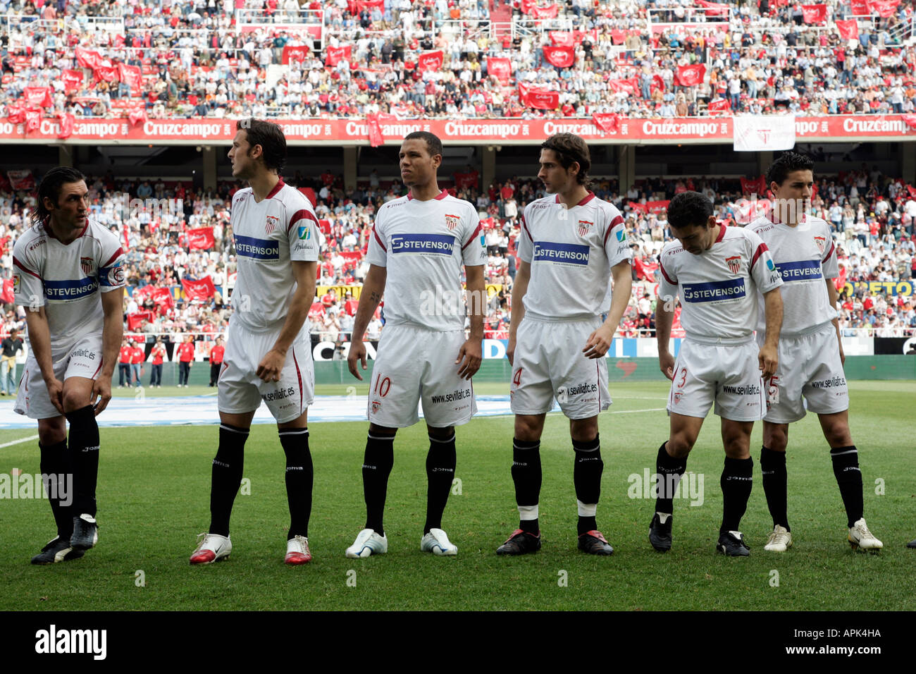 Sevilla FC squad Stock Photo
