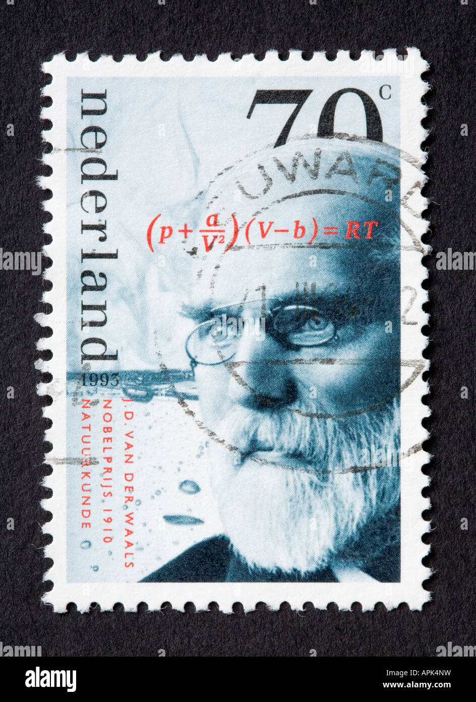 Dutch postage stamp Stock Photo