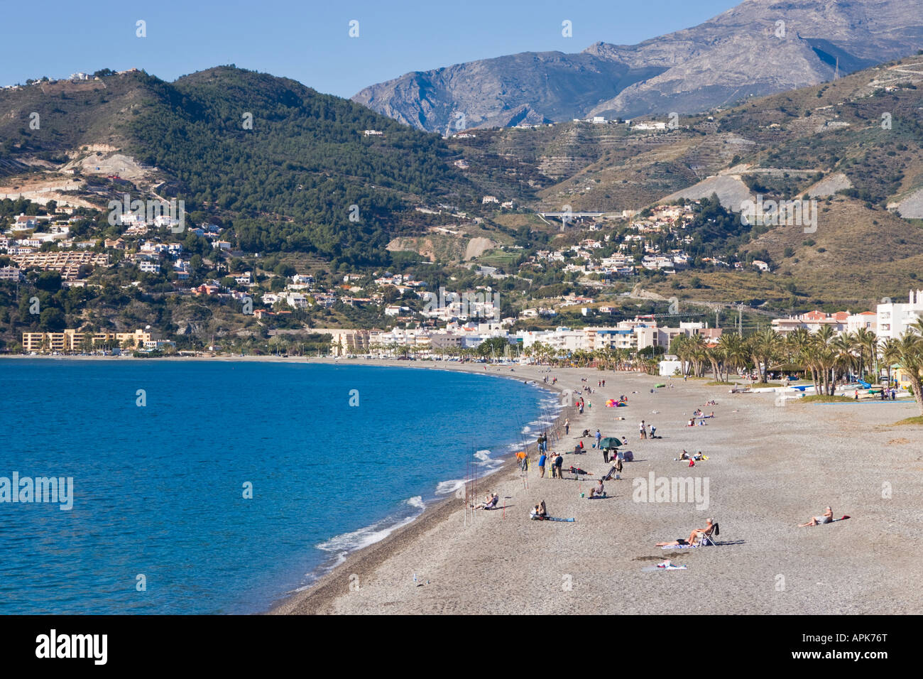 near Almuñecar Costa Tropical Granada Province Spain La Herradura and