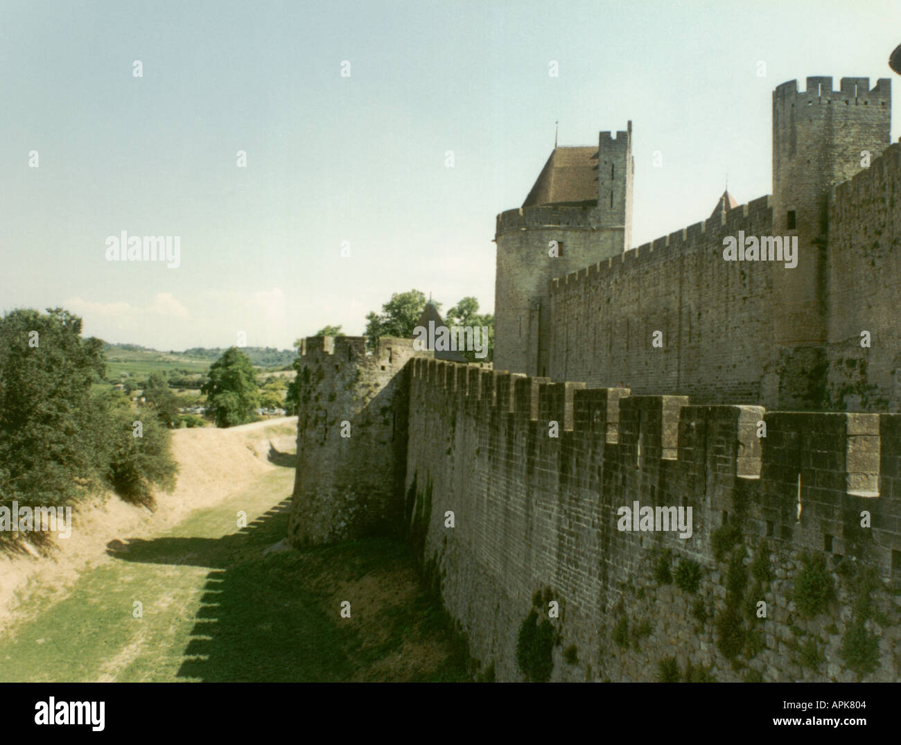 Carcassonne Carcasonne Carcassone Languedoc France Stock Photo - Alamy