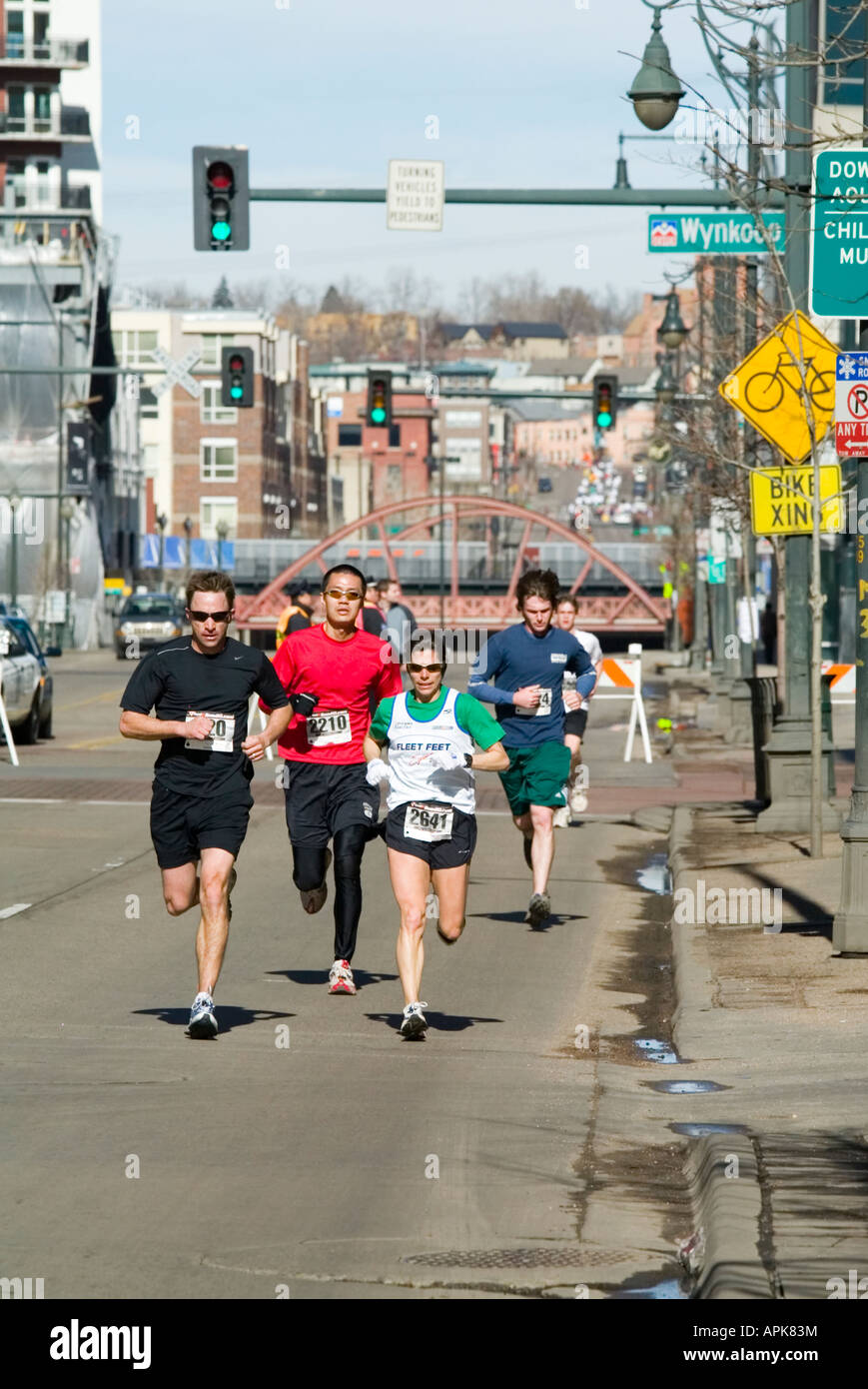 Marathon in Denver Stock Photo