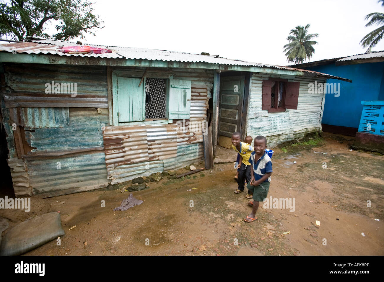 Liberia, Monrovia. Stock Photo