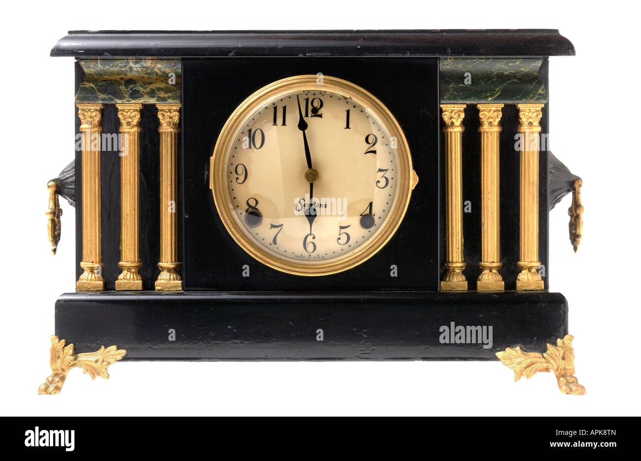 Black Mantel Clock High Resolution Stock Photography and Images - Alamy