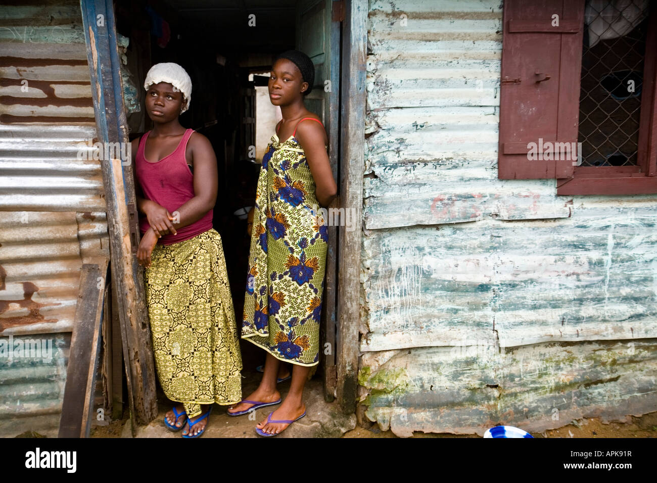 Liberia, Monrovia. Stock Photo