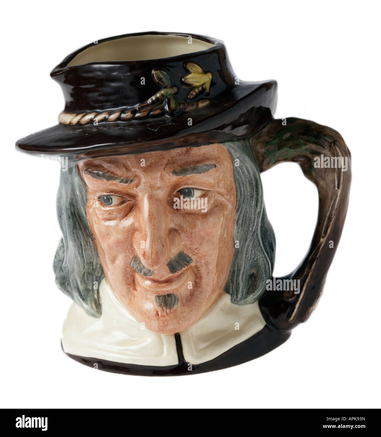 Royal Dalton Falstaff antique mug Stock Photo