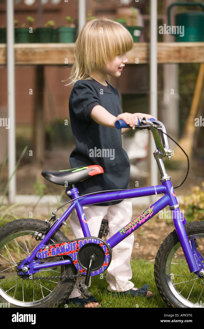 purple bike for 4 year old