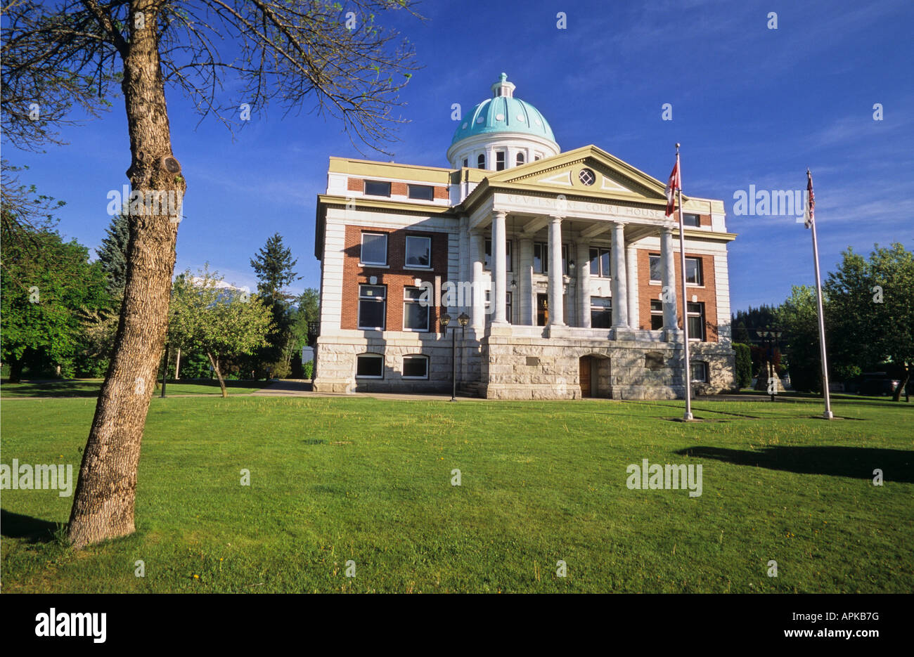 Revelstoke Court House Revelstoke BC Canada Stock Photo Alamy