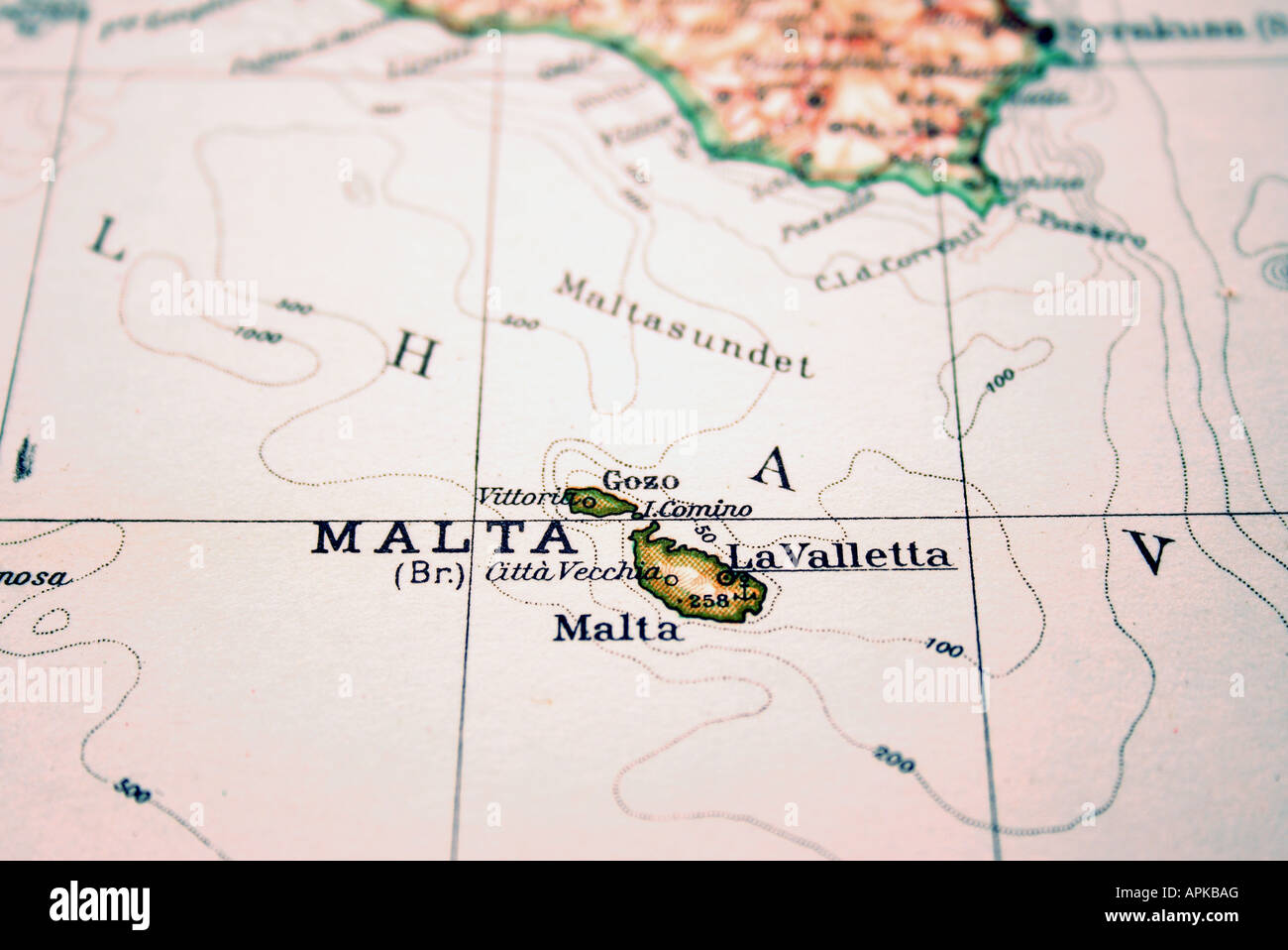 Malta the way we looked at it in 1949 Stock Photo