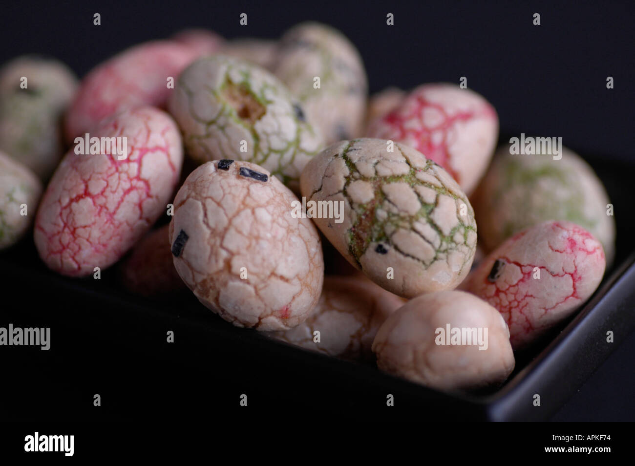 Japanese rice crackers Stock Photo Alamy