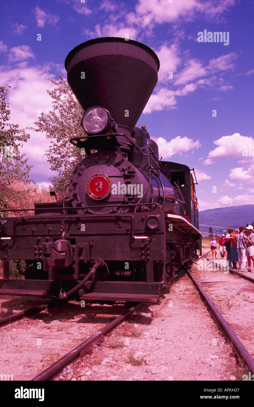 A Restored 1924 Shay Steam Locomotive on the Historic Kettle Valley ...