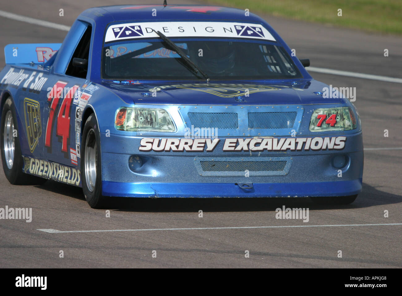 Racing pick up trucks Stock Photo - Alamy