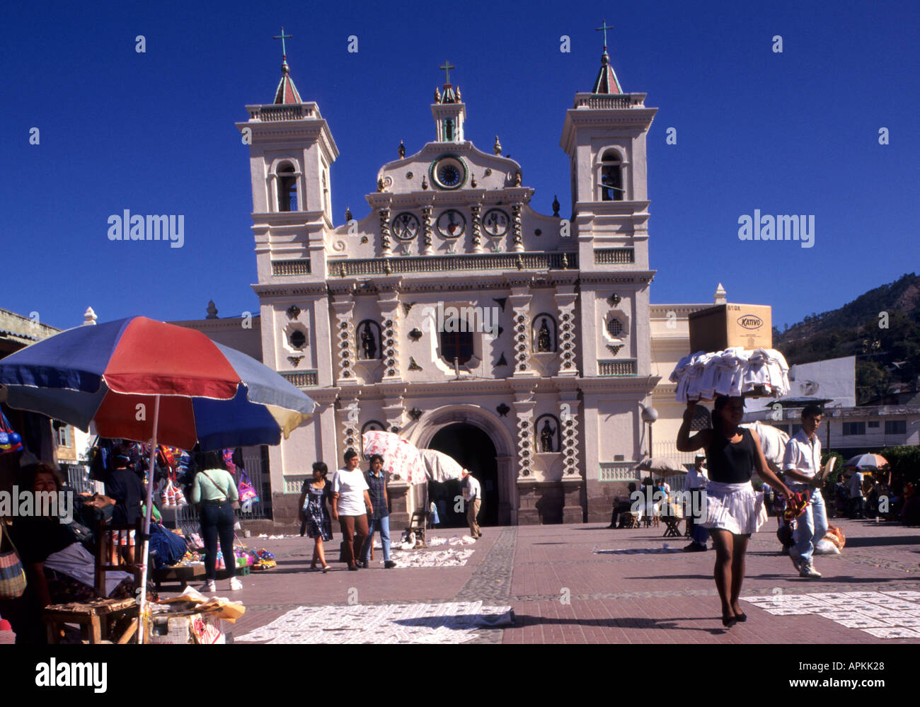 Antigua Guatemala Church Iglesia de los Dolores Stock Photo