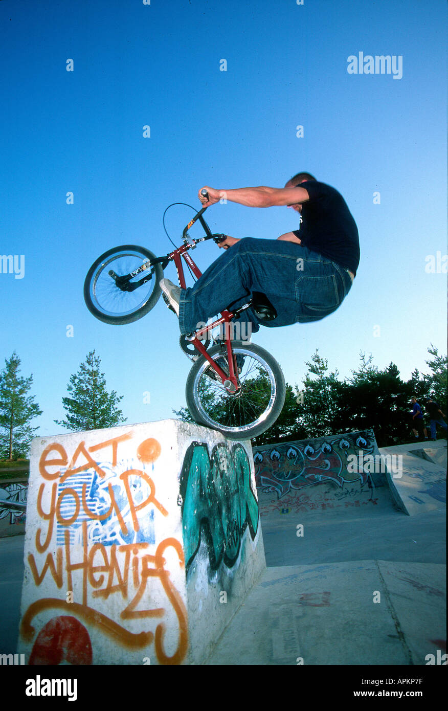 Freestyle bmx blur hi-res stock photography and images - Alamy