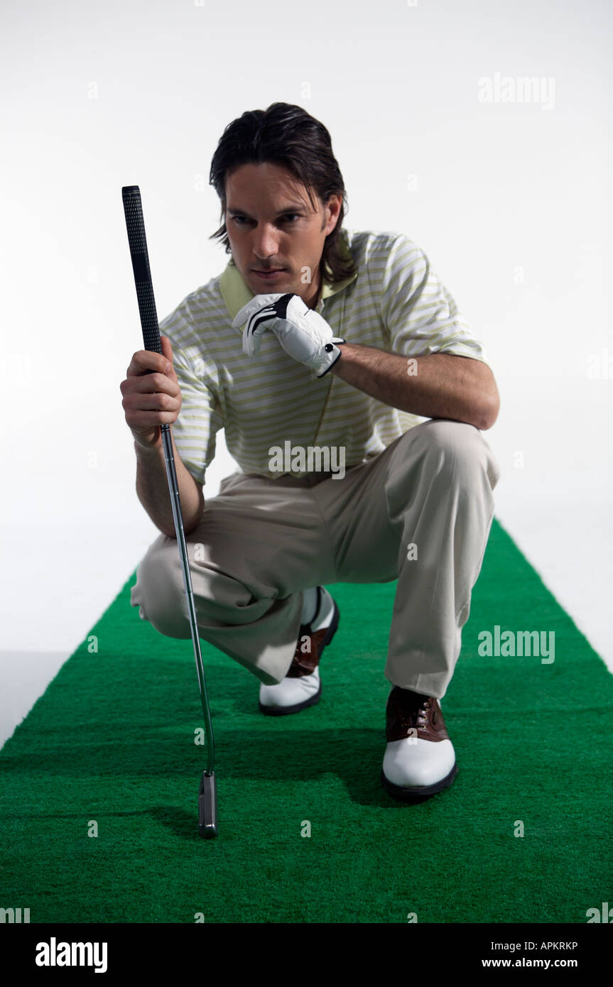 Golf player Stock Photo
