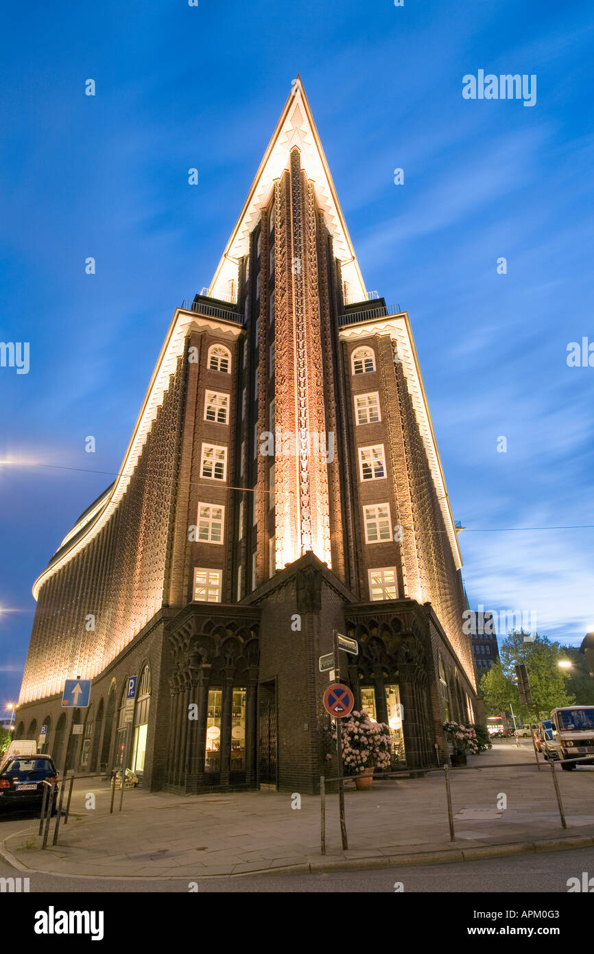 Germany, Hamburg, Chile House Stock Photo Alamy