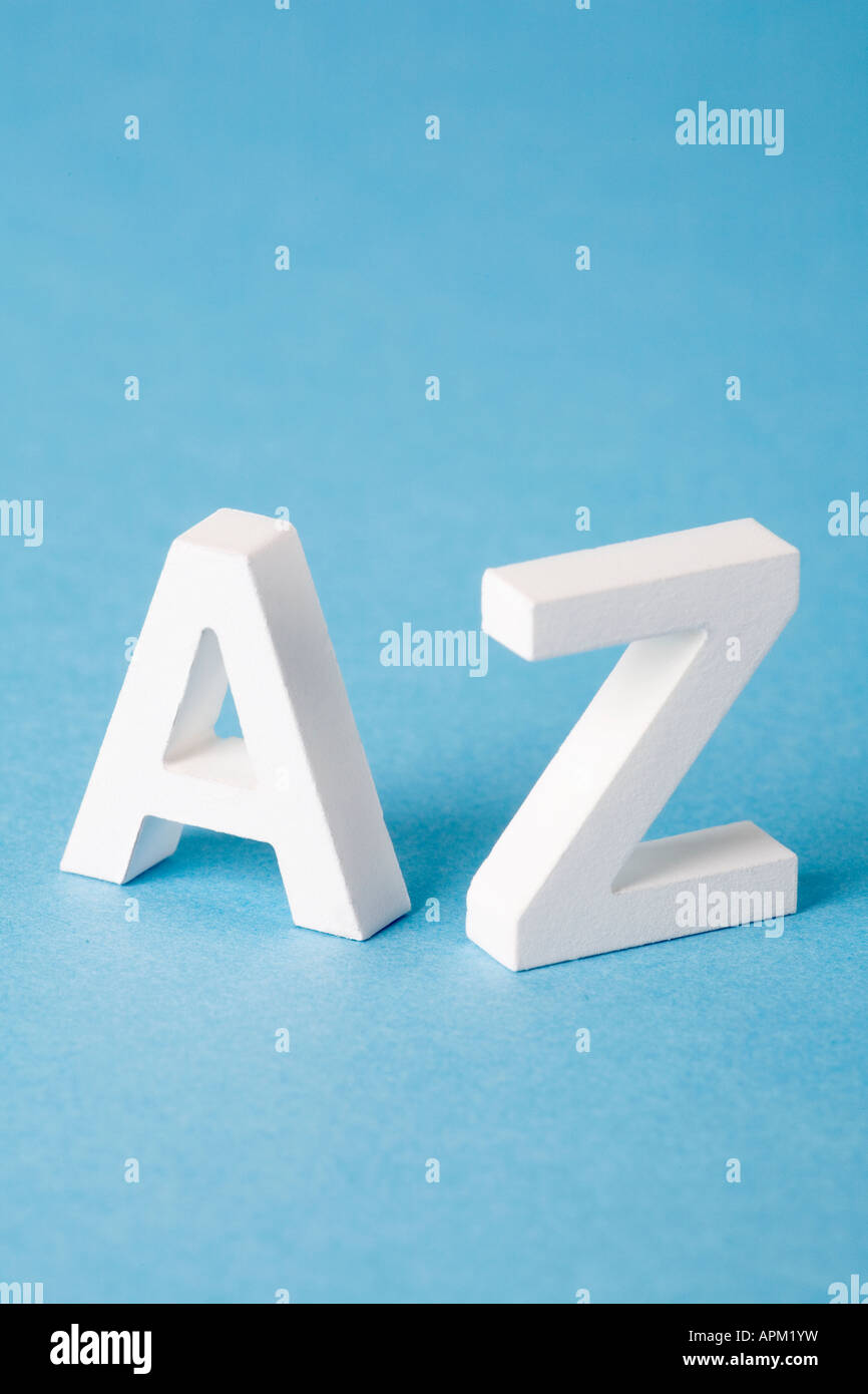 Letters A And Z