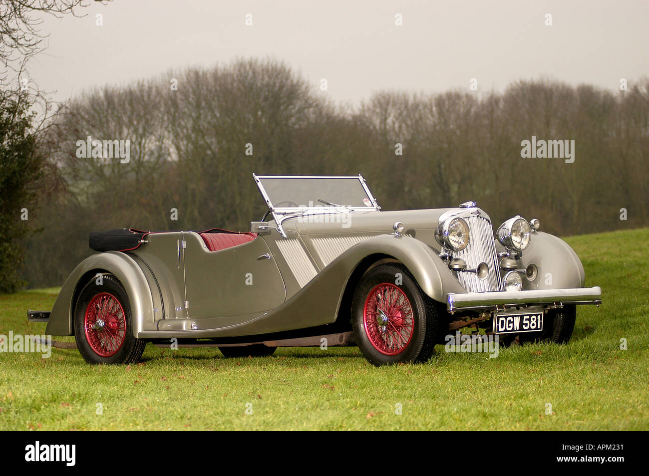 1929 / 1930 Aston Martin  sports open tourer Stock Photo