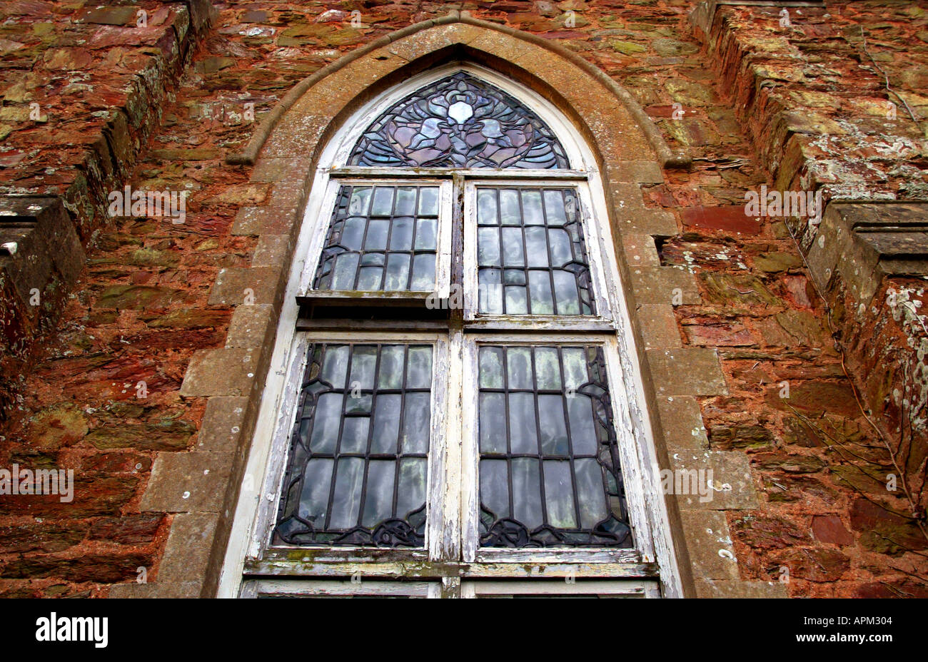 Chapel window Stock Photo