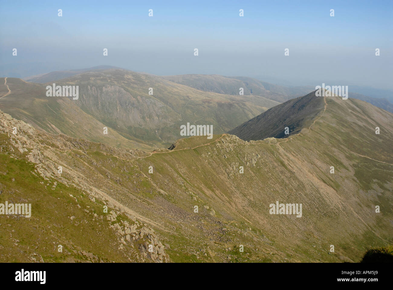 Swirral Edge, Lake District, Cumbria, England Stock Photo Alamy