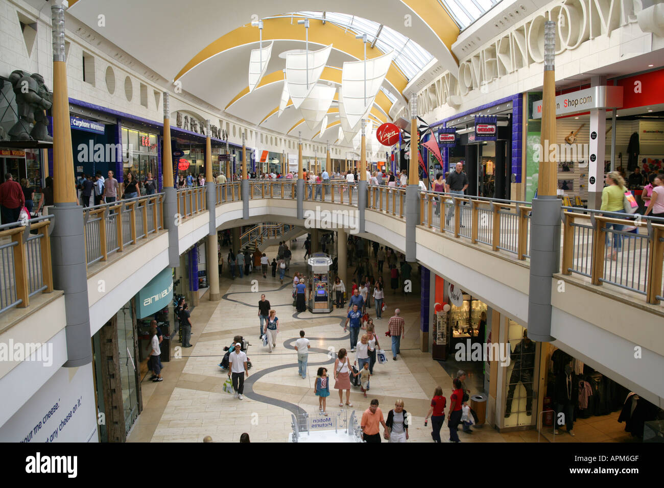 Bluewater shopping centre, Kent, England, UK. EDITORIAL USE ONLY Stock Photo