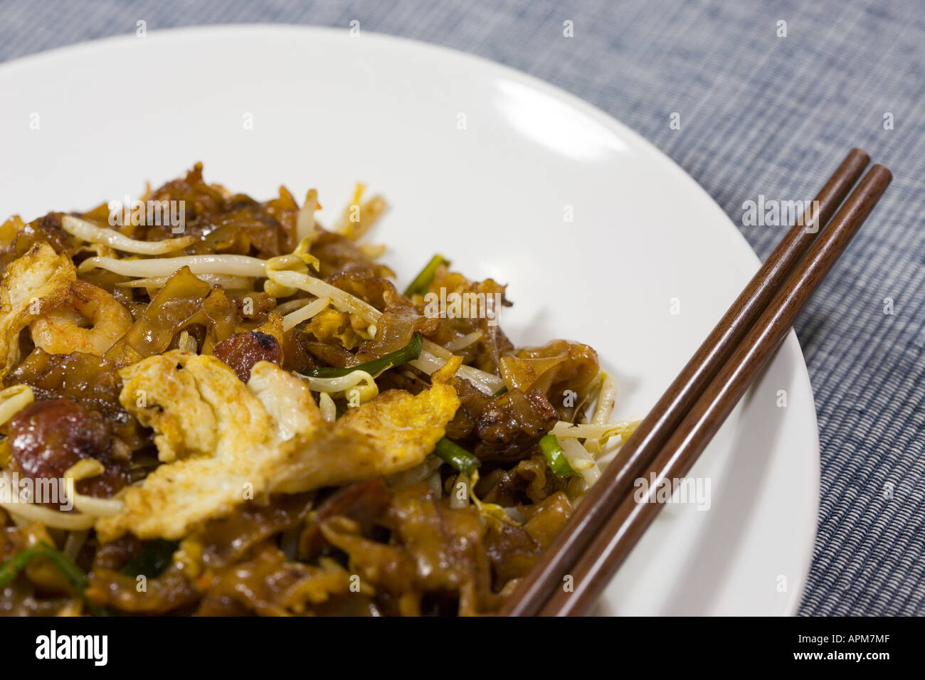 Char Keow Teow or Fried Keow Teow Stock Photo - Alamy