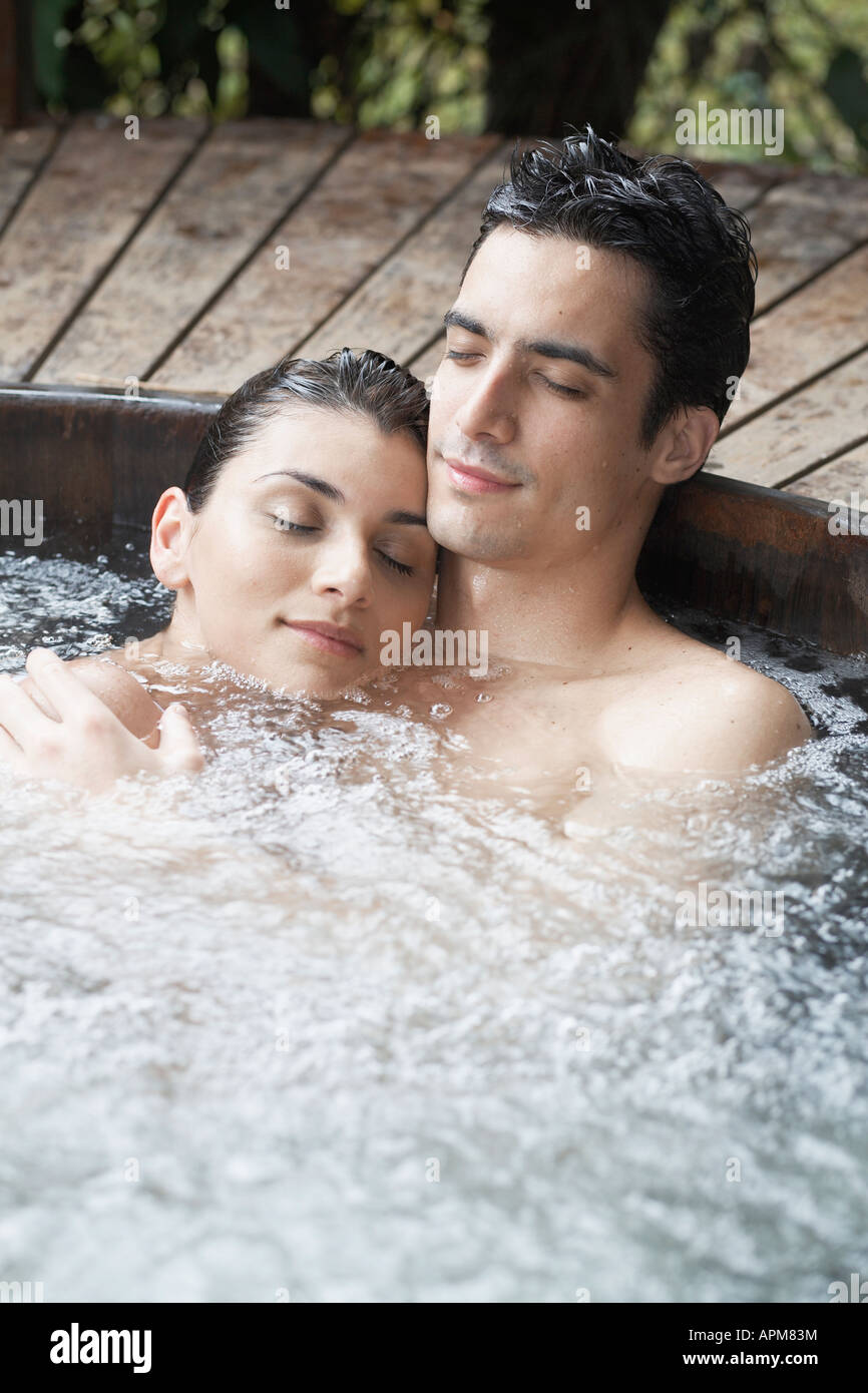 Human in jacuzzi hi-res stock photography and images - Alamy
