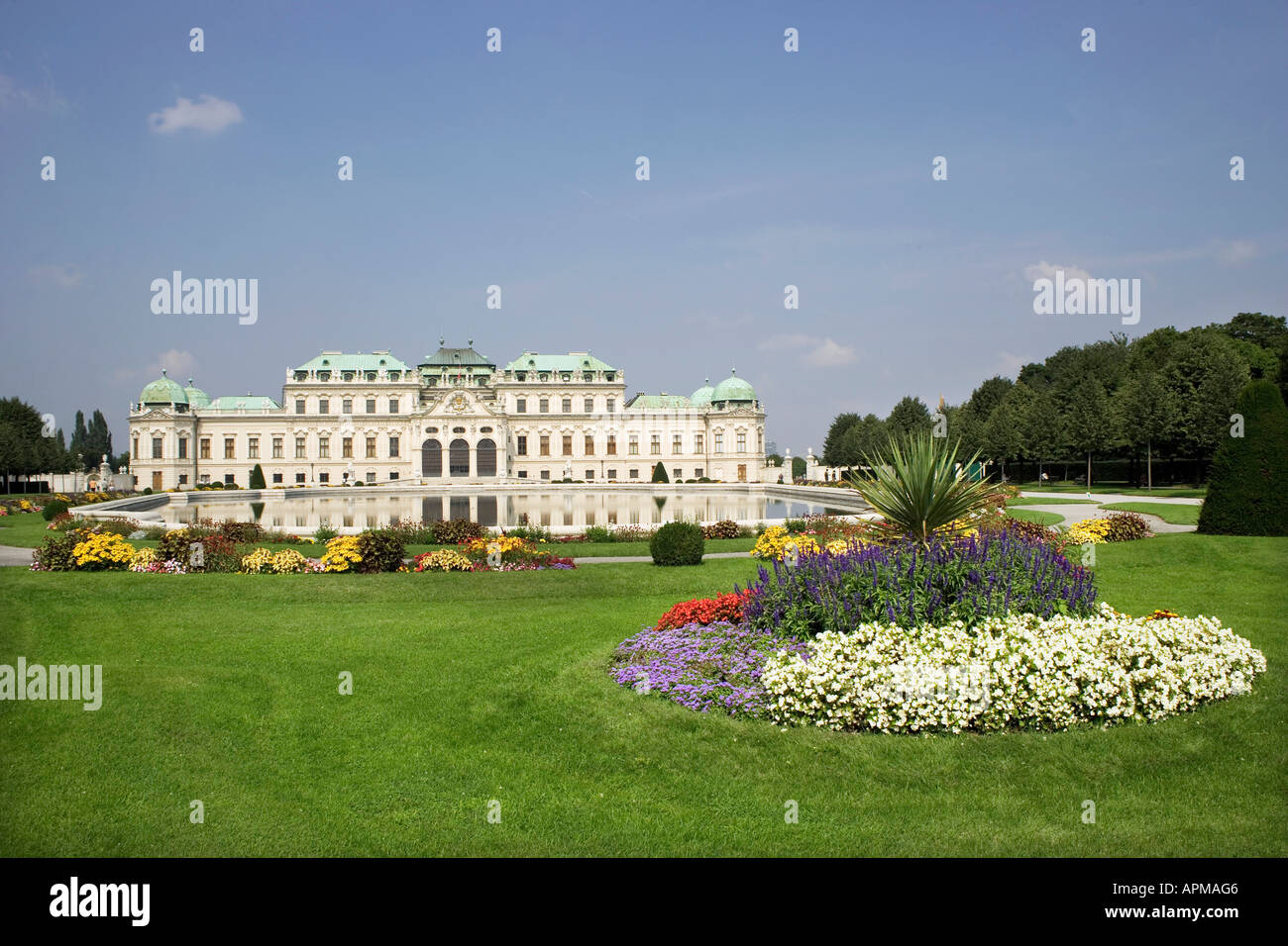 Austria, Vienna, exterior of Belvedere castle Stock Photo