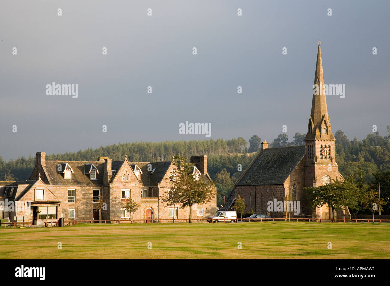 Aboyne is a village on the edge of the Highlands in Royal Deeside