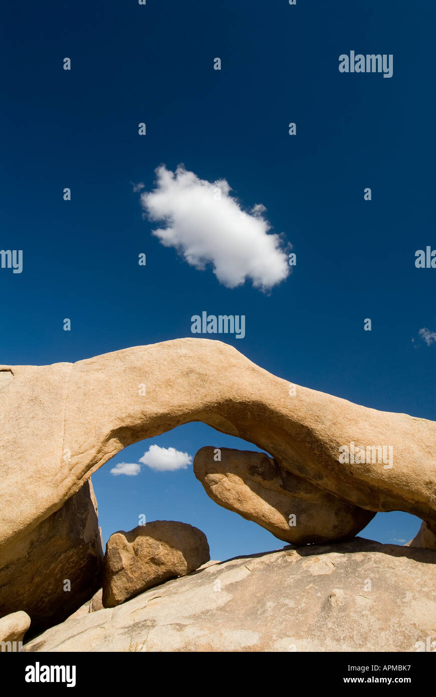 Arch Rock Joshua Tree National Park California Stock Photo Alamy