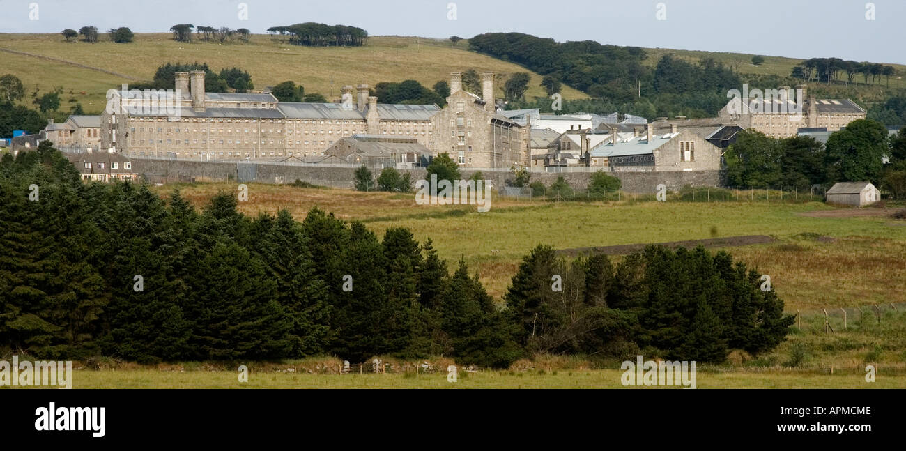 Dartmoor Prison Princetown Dartmoor National Park Devon England Stock