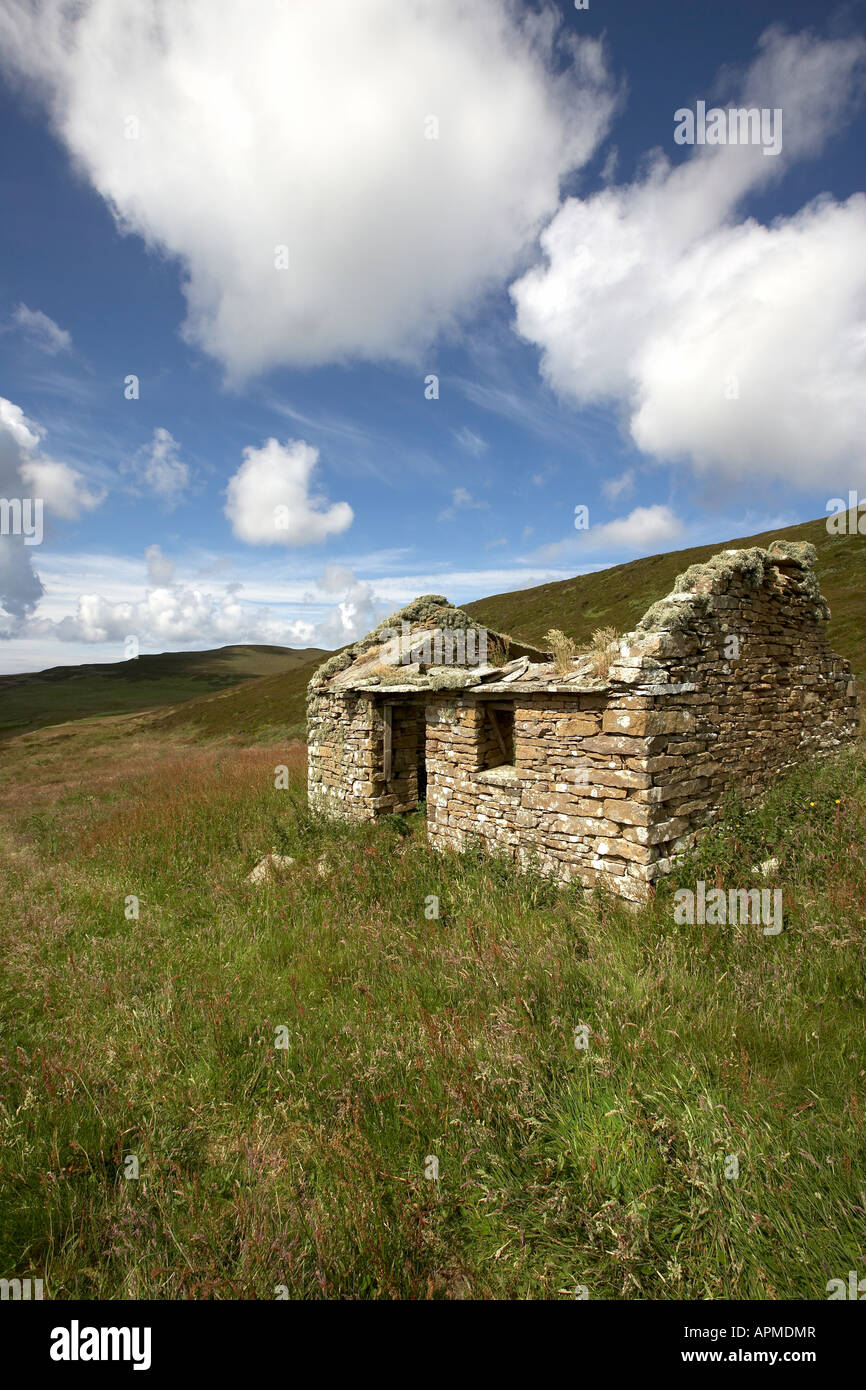 Deserted cottage Rousay Orkney Scotland UK Stock Photo