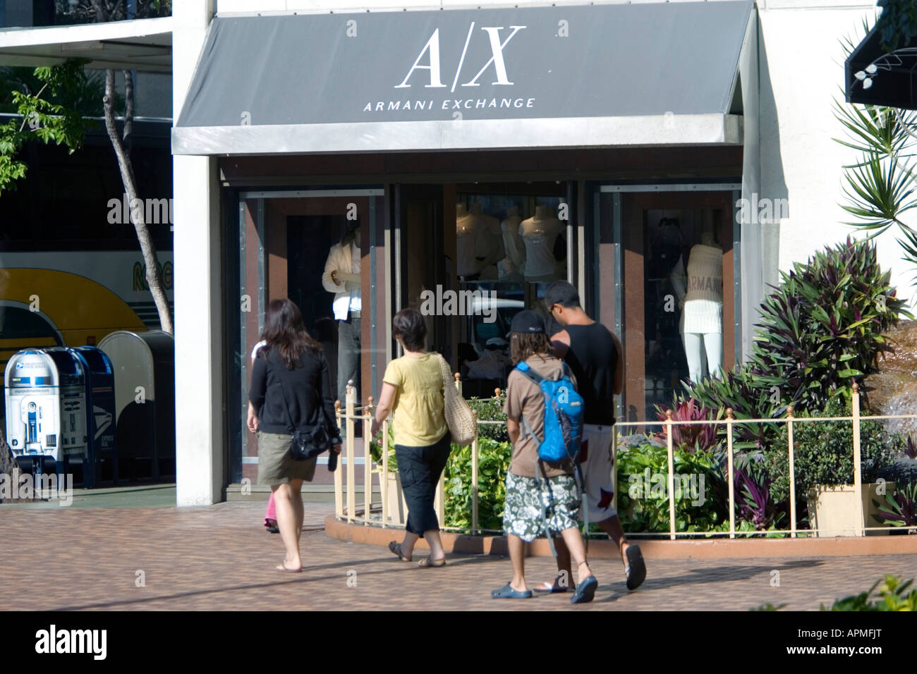 Logo de armani exchange hires stock photography and images Alamy