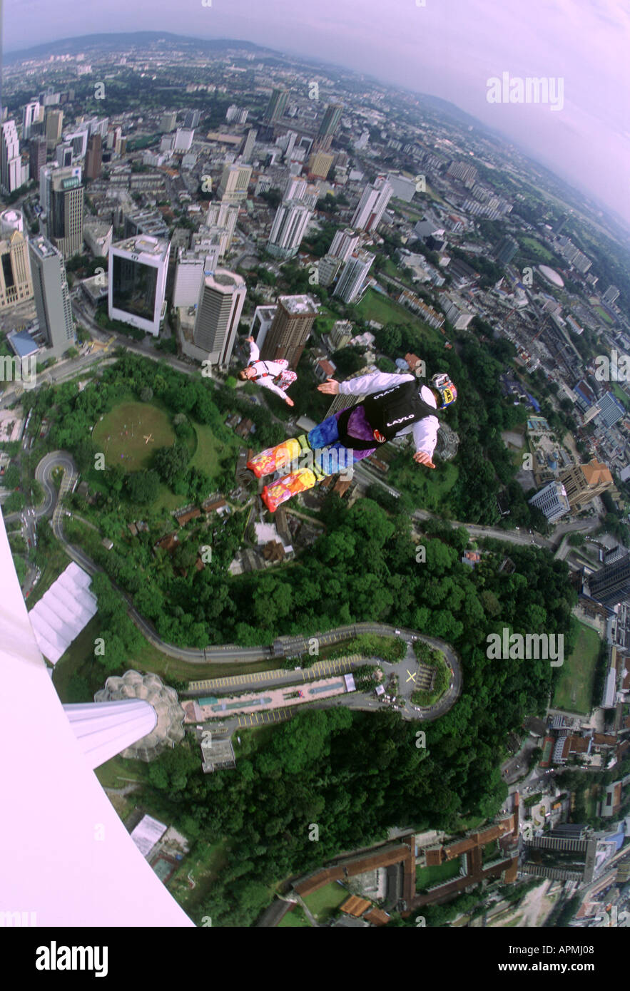 BASE JUMPING ACTION Stock Photo - Alamy