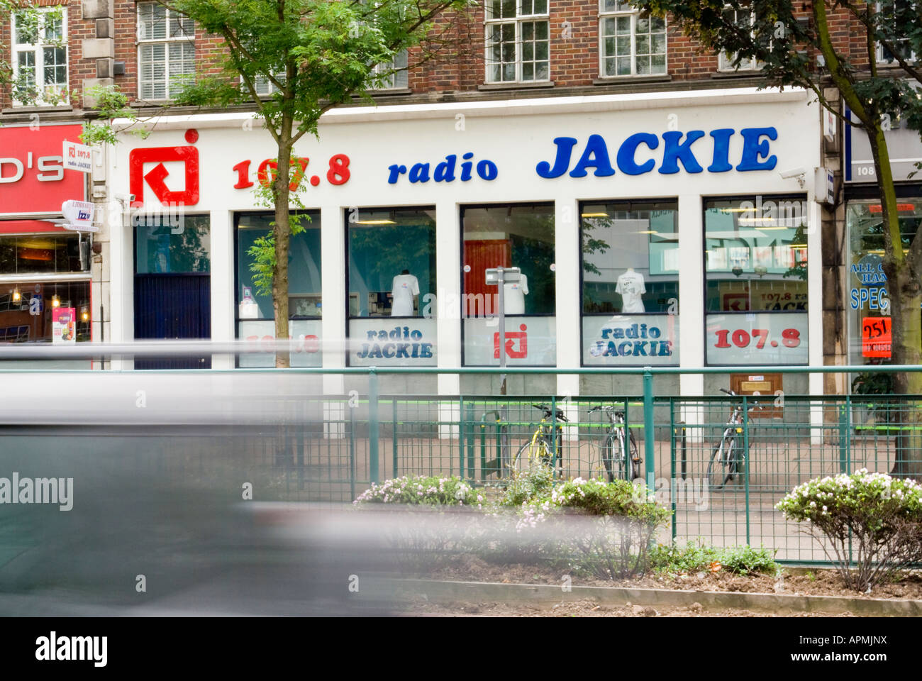 The headquarters of Radio Jackie, Independent commercial radio station serving South West London from Tolworth Stock Photo