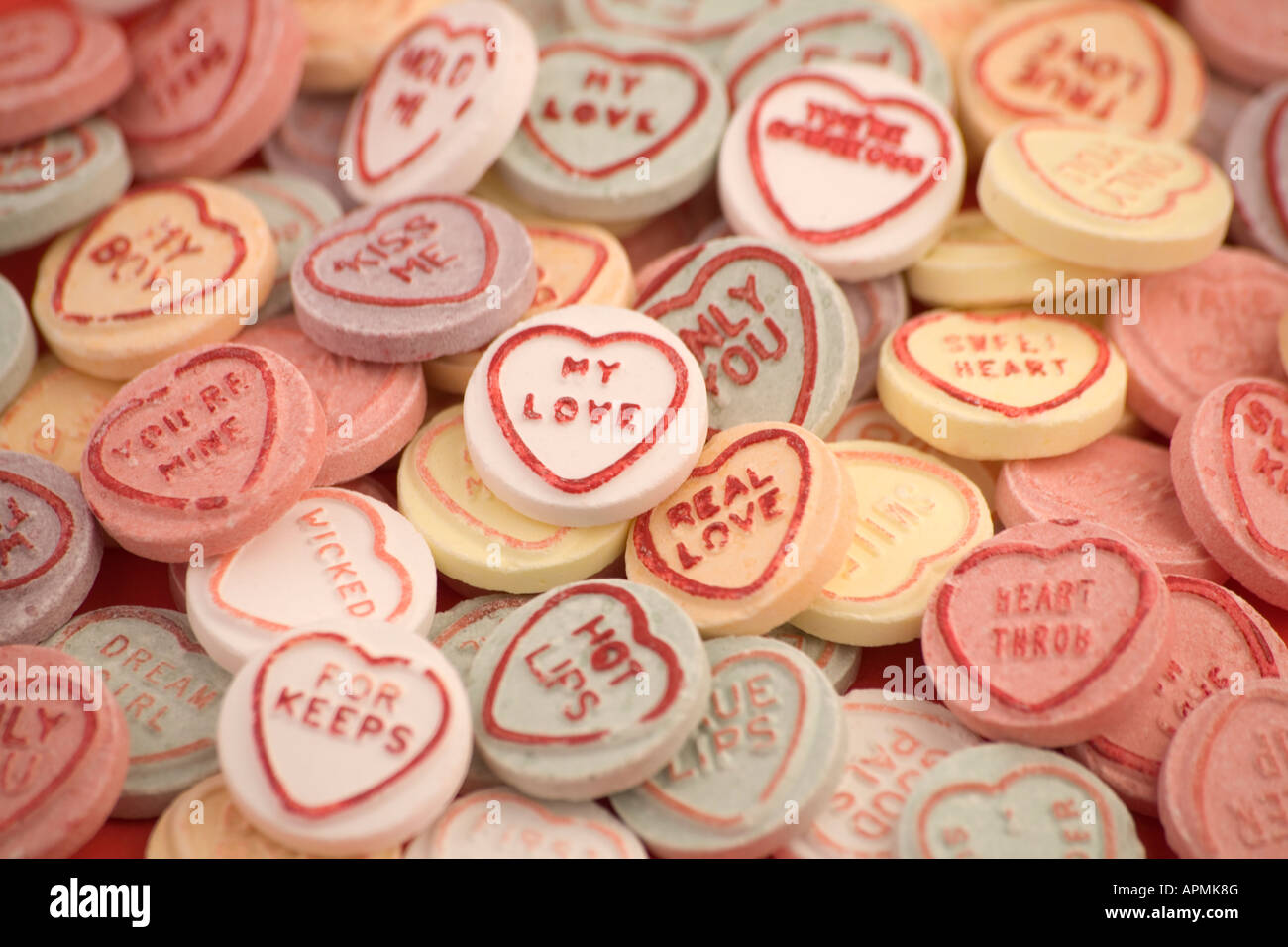 Love heart candy Stock Photo Alamy