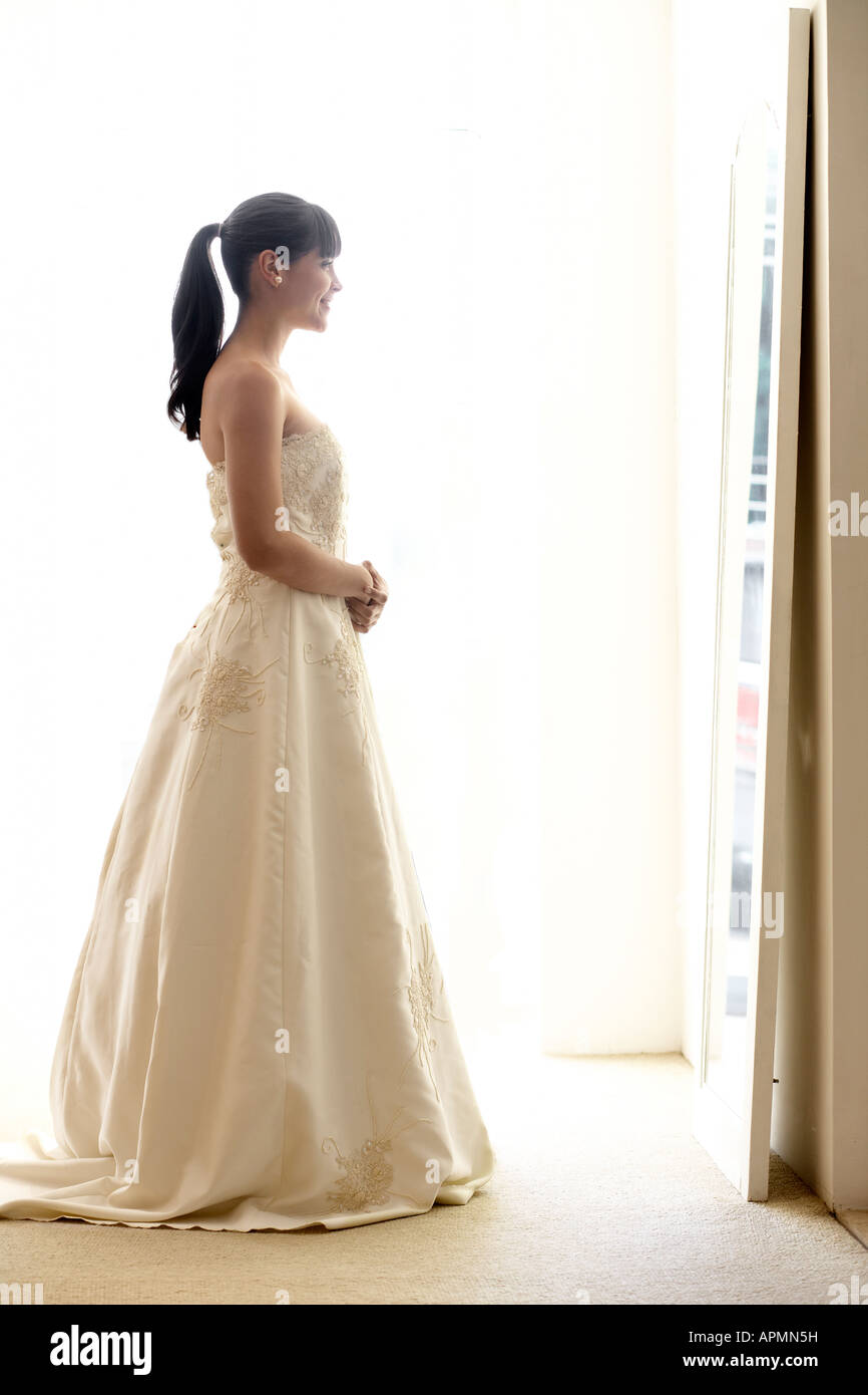 Trying On Wedding Dresses High Resolution Stock Photography and Images ...
