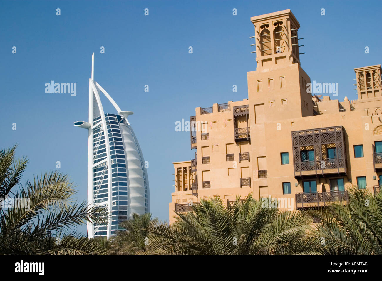 Burj Al Arab From Souk Madinat Jumeirah Dubai United Arab Stock Photo Alamy