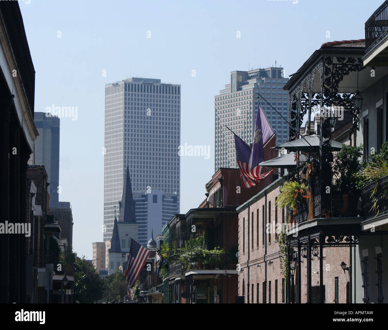 New Orleans French Quarter   November 2007 Stock Photo