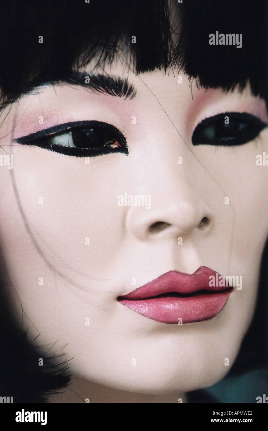 Asian mannequin face Stock Photo - Alamy