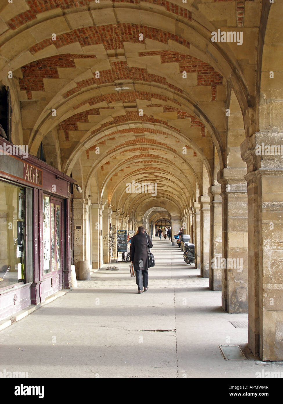 arcade in vosges place Stock Photo - Alamy