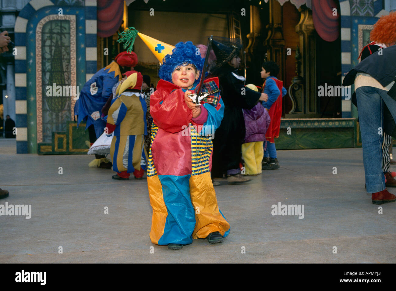 Children in venice carnival hi-res stock photography and images - Alamy