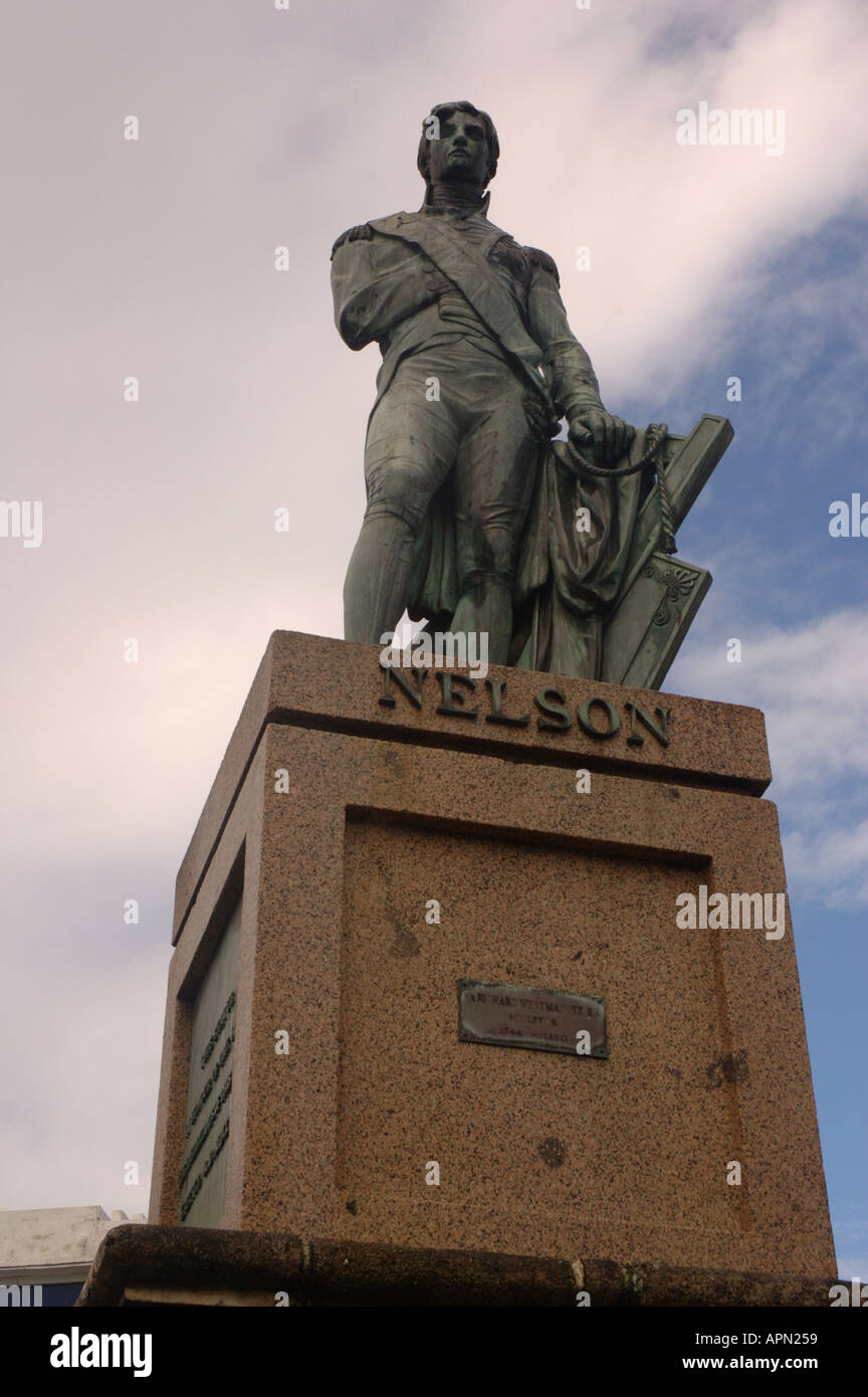 The statue of Lord Nelson in National Heroes Square Bridgetown Barbados