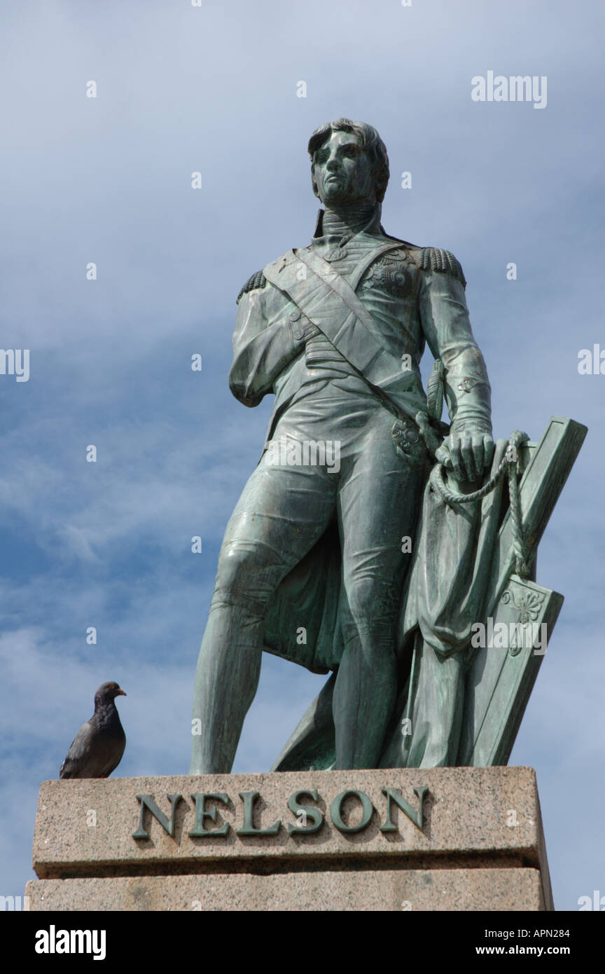 The Statue Of Lord Nelson In National Heroes Square Bridgetown Barbados