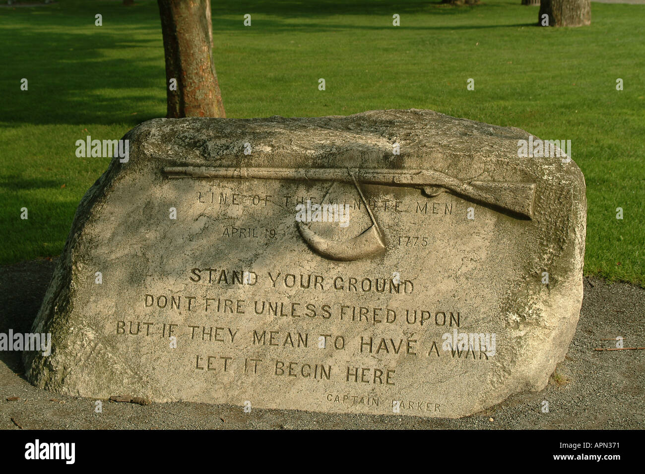 Lexington Massachusetts MA USA Stock Photo