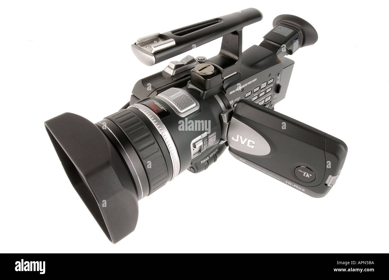 Camcorder. Video camera. Stock Photo