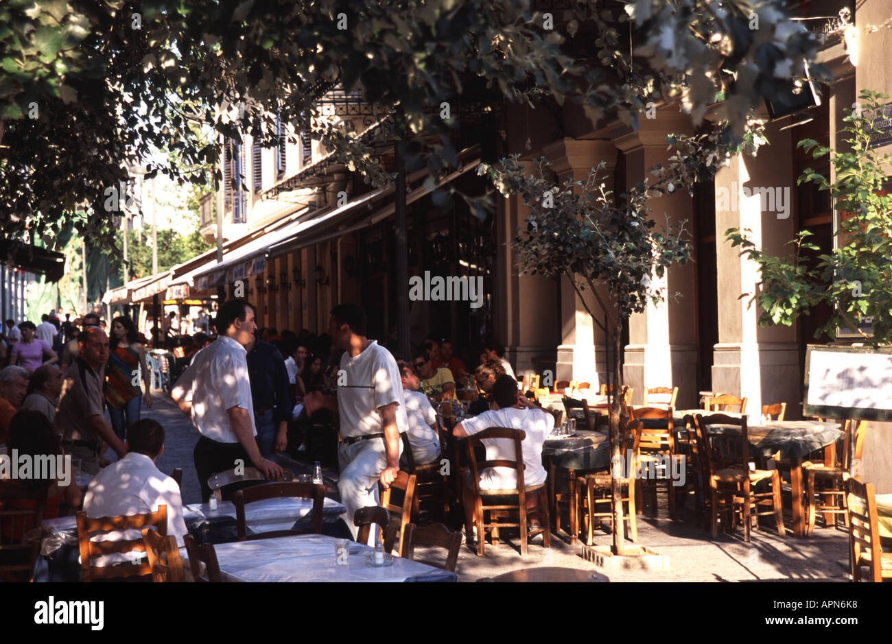 ATHENS Street scene in the Monastiraki district Stock Photo