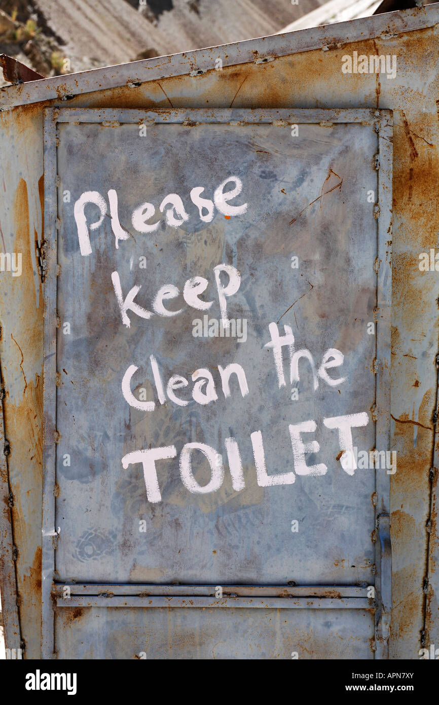 Public toilets in Ladakh India Stock Photo Alamy