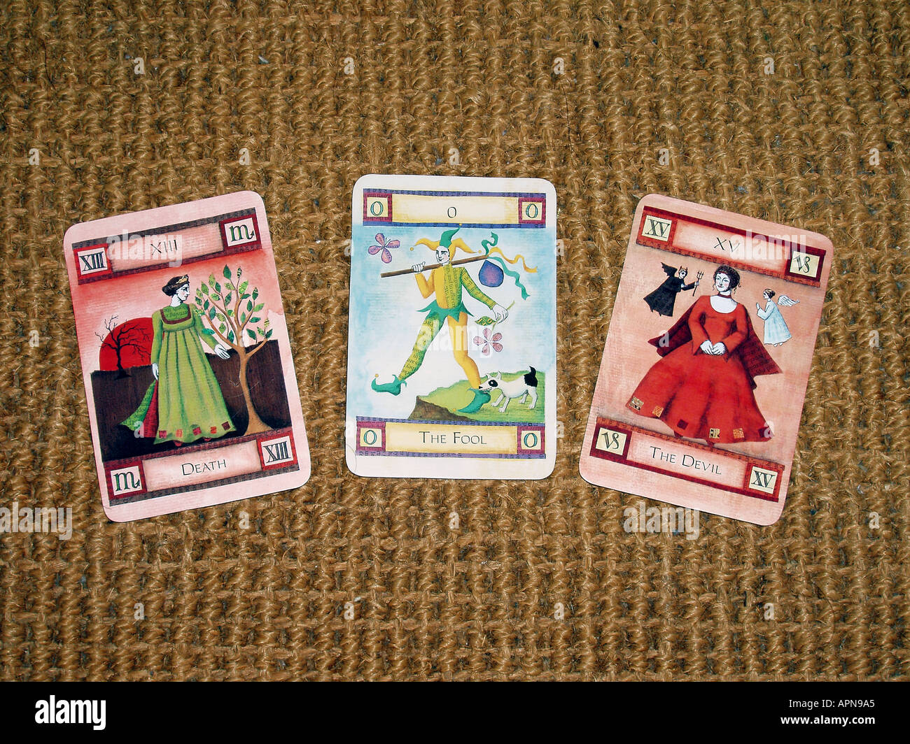 Tarot Cards 2 Stock Photo